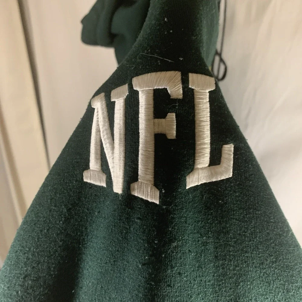 Vtg‎ Green Bay Packer Jacket Reversible 90's Y2k Hip Hop Skater NFL Size M